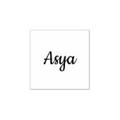 Asya naamstempel rubberstempel (Afrduk)