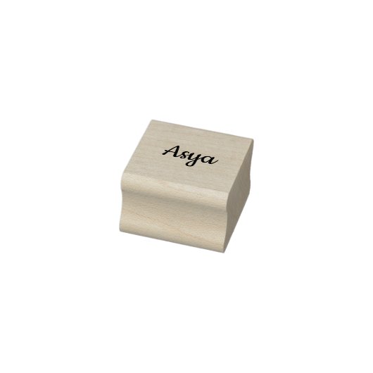 Asya naamstempel rubberstempel (Stempel)