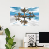 Asymetricall Fractal Poster (Thuiskantoor)
