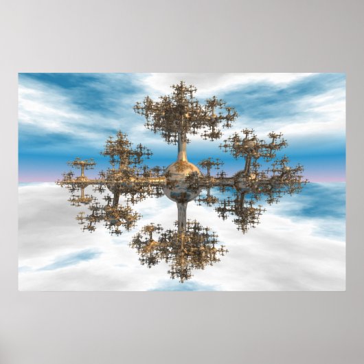 Asymetricall Fractal Poster (Voorkant)