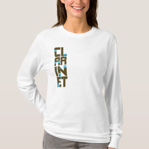 Asymetrisch klarinet-Shirt T-shirt