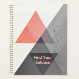 Asymmetric Balance Abstract | Modern Coral Geometr Planner