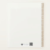 Asymmetric Balance Abstract | Modern Coral Geometr Planner (Achterkant)