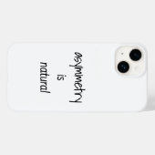 Asymmetrie iPhone Hoesje (Achterkant (horizontaal))