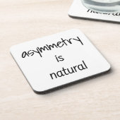 Asymmetrie is natuurlijk Onderzetter van harde kun (Linkerzijde)