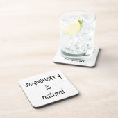 Asymmetrie is natuurlijk Onderzetter van harde kun (Rechterzijde)