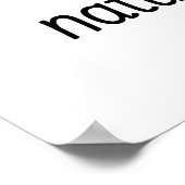 Asymmetrie is natuurlijk Poster (Hoek)