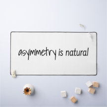 Asymmetrie is natuurlijke bureaumat