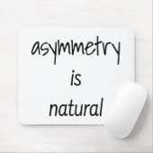 Asymmetrie is natuurlijke Muismat (Met muis)