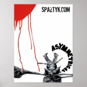 Asymmetrisch Poster (Voorkant)