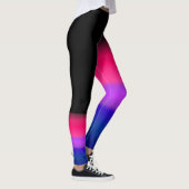 Asymmetrische bibiseksuele pridevlag leggings (Rechts)