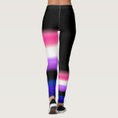 Asymmetrische leggings onder de vlag van geslachts (Achterkant)