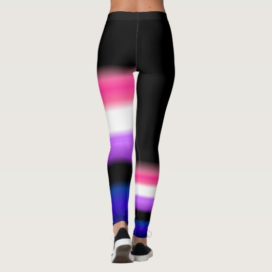 Asymmetrische leggings onder de vlag van geslachts (Achterkant)