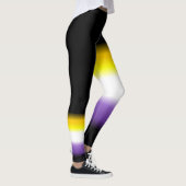 Asymmetrische niet binaire leggings van de pridevl (Rechts)