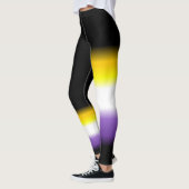 Asymmetrische niet binaire leggings van de pridevl (Links)