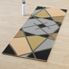 Asymmetrische Patroon Yoga Mat door Joya Eve