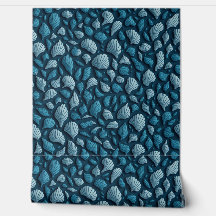 Asymmetrische turquoise zeeschelpen