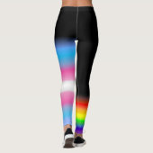 Asymmetrische vlaggen van de transregenboogpride # leggings (Achterkant)
