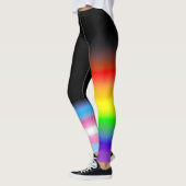 Asymmetrische vlaggen voor transregenboogpriden leggings (Links)