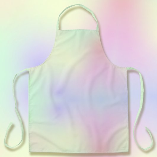 Asymmetrische zachte pasteelregenboog schort