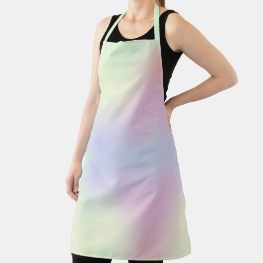 Asymmetrische zachte pasteelregenboog schort (Insitu)