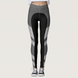 Asymmetrische zijband monochrome Leggings