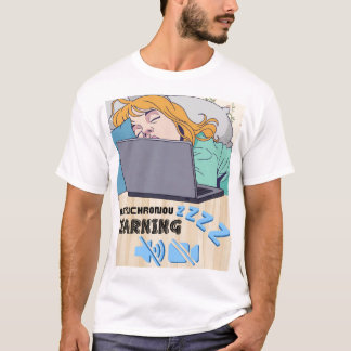 Asynchroon / AsynchroonZZZ Leren T-Shirt