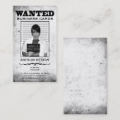 asyrum gewild poster visitekaartje (Voorkant / Achterkant)