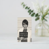 asyrum mugshot gewild poster visitekaartje (Staand voorkant)