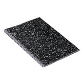 Aszinkzwarte glitter notitieboek (Rechterzijde)