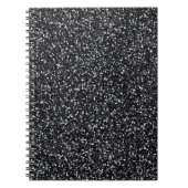 Aszinkzwarte glitter notitieboek (Voorkant)