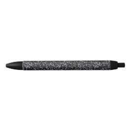 Aszinkzwarte glitter zwarte inkt pen