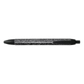 Aszinkzwarte glitter zwarte inkt pen (Achterkant)