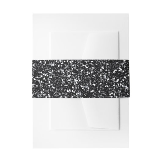 Aszinkzwarte glitters uitnodigingen wikkel (Voorkant Voorbeeld)
