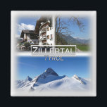 AT0019 Europa, Oostenrijk, Tirol, Zillertal, Koelk Magneet<br><div class="desc">Hier vindt u het souvenir van uw vakantie. Deze categorie bevat koelkastmagneten van vele locaties in Oostenrijk. (AT0019 Europa, Oostenrijk, Tirol, Zillertal, Mainstreet, Uitzicht, Panorama, Koelkastmagneet). Verras vrienden en familieleden met de unieke souvenirs van uw geweldige reis. Probeer ons. #LeoPepeDesign - europa oostenrijk, leopepedesign, reis fototoerisme, cadeau souvenir gadget koelkast...</div>