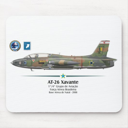 AT-26 Xavante - Força Aérea Brasileira - FAB Muismat (Voorkant)