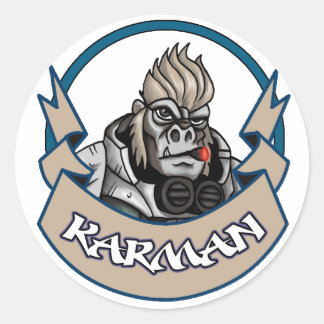 AT-43 Comic Karman Ronde Sticker