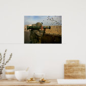 AT-4 Levend vuur Poster (Keuken)