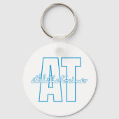 AT Athletic Trainer Blue Sleutelhanger (Voorkant)