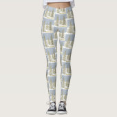 AT - Bomen en ster Leggings (Voorkant)