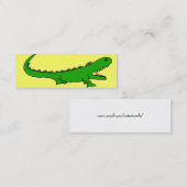 AT-Cartoon Bladwijzer Mini Visitekaartje (Voorkant / Achterkant)