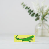 AT-Cartoon Bladwijzer Mini Visitekaartje (Staand voorkant)