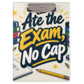 At de examen, geen cap klembord (Voorkant)
