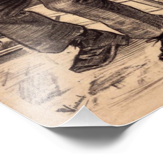 At Eternitys Gate - Van Gogh Foto Afdruk (Hoek)