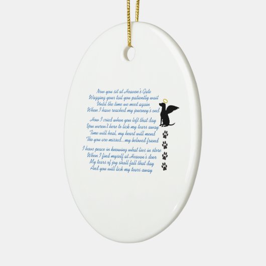 AT HEAVENS GATE KERAMISCH ORNAMENT (Links)