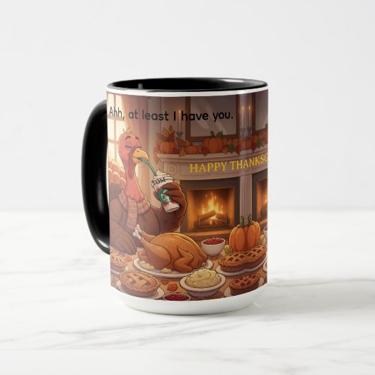 At least I Have You Thanksgiving Mug Mok (Voorkant links)