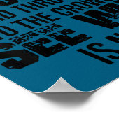 At My Funeral Take The Bouquet Throw Into The Crow Poster (Hoek)