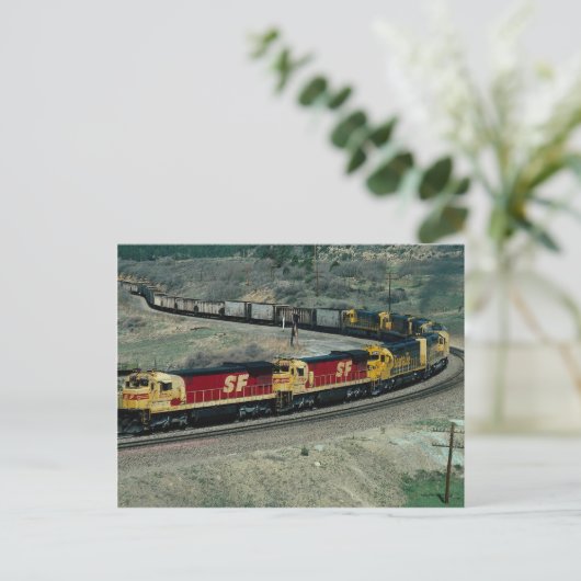 AT&SF GE BRIEFKAART (Staand voorkant)