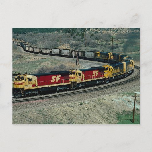 AT&SF GE BRIEFKAART (Voorkant)