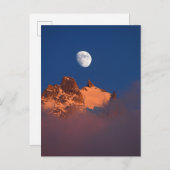 At Sunrise Adelaar van het Plan Chamonix, Frankrij Briefkaart (Voorkant / Achterkant)